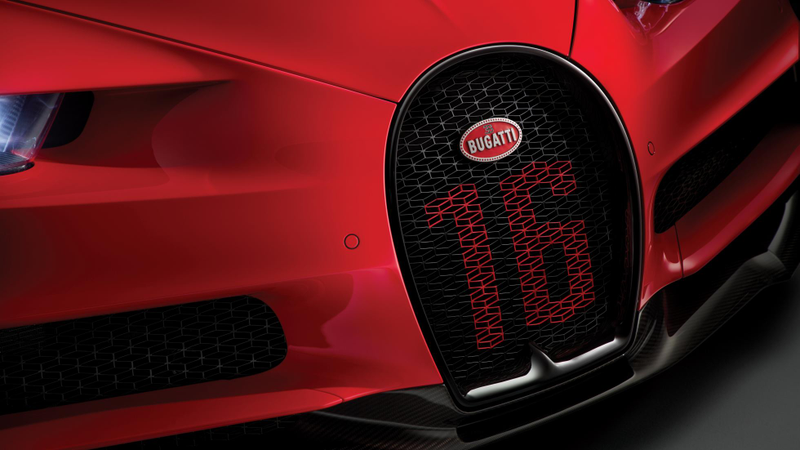Illustration for article titled The Bugatti Chiron Sport Saves Weight With Carbon Fiber Windshield Wiper Arms